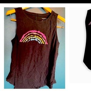 Size 1 Torrid rainbow pride tank top VGUC